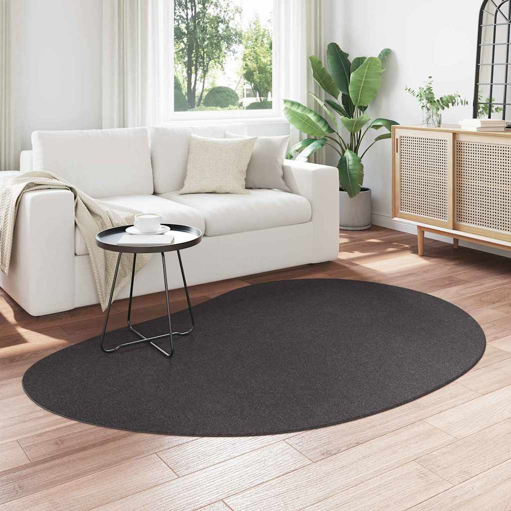 Områdetepper HUARTE Antrasitt 140 x 200 cm Polyester
