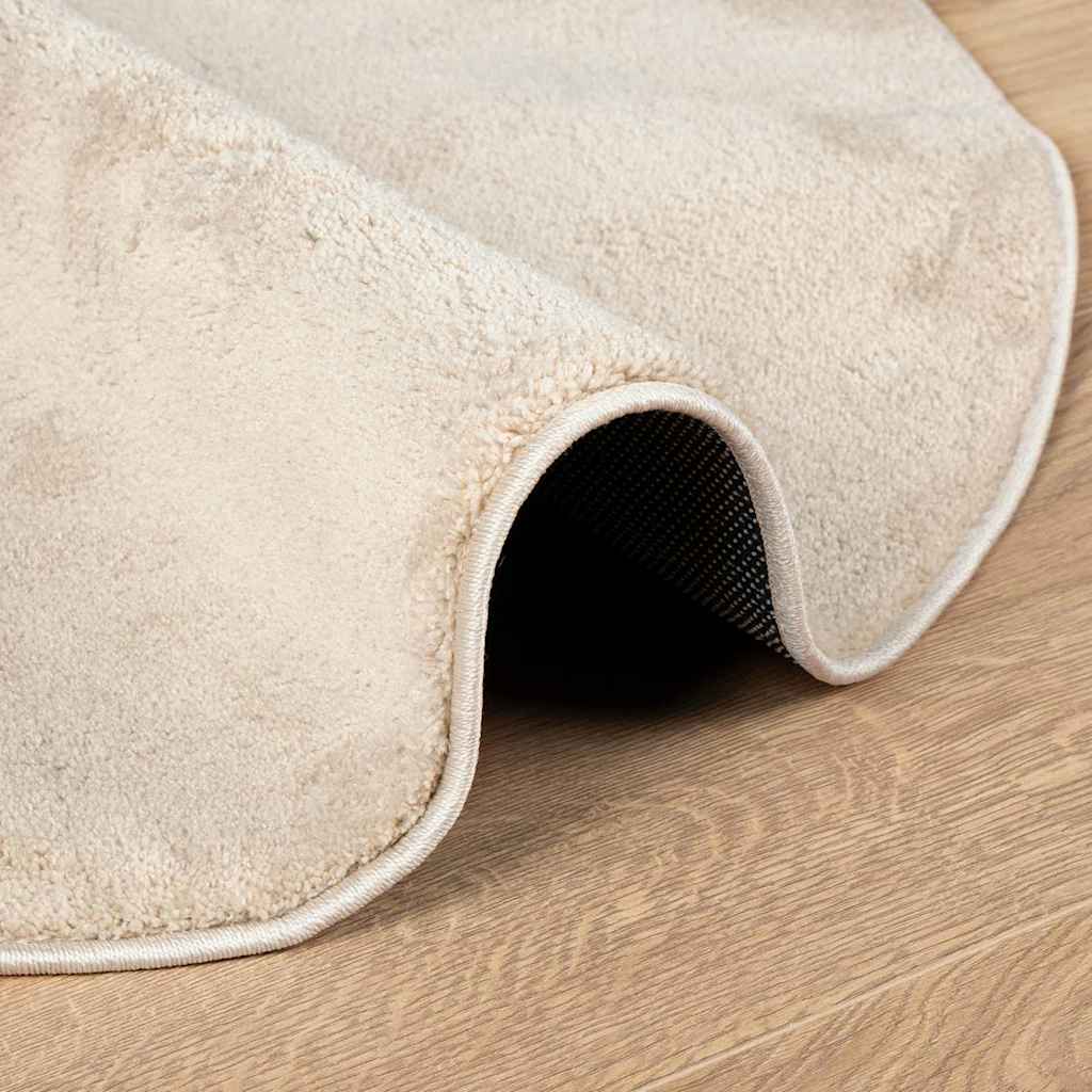 Områdetepper HUARTE Beige 120 x 170 cm Polyester