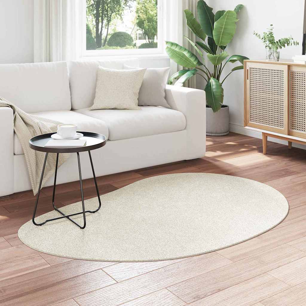 Områdetepper HUARTE Krem 120 x 170 cm Polyester