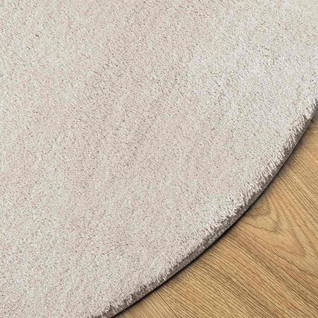 Områdetepper HUARTE sand 100 x 200 cm Polyester