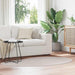 Områdetepper HUARTE sand 120 x 170 cm Polyester vidaXL