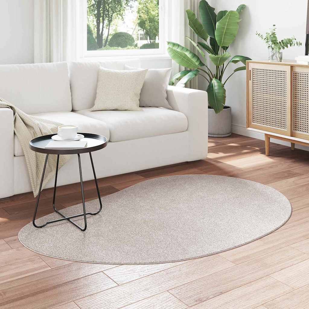 Områdetepper HUARTE sand 120 x 170 cm Polyester vidaXL