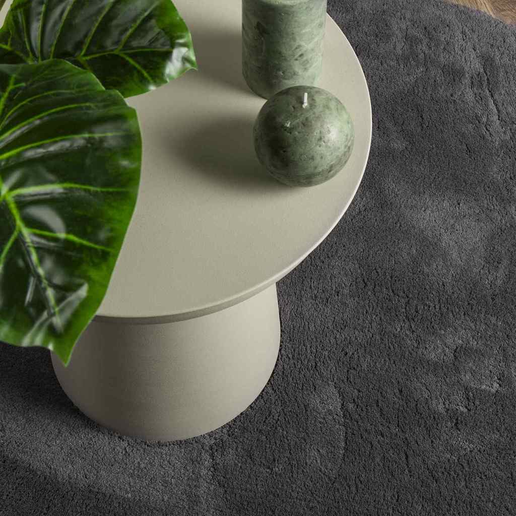 Områdetepper HUARTE Antrasitt 100 x 200 cm Polyester