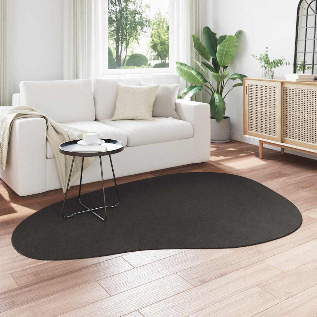 Områdetepper HUARTE Antrasitt 140 x 200 cm Polyester vidaXL