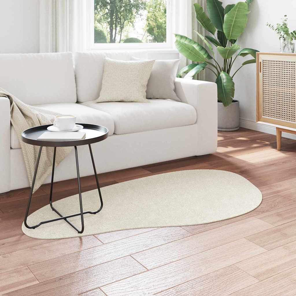 Områdetepper HUARTE Krem 80 x 150 cm Polyester