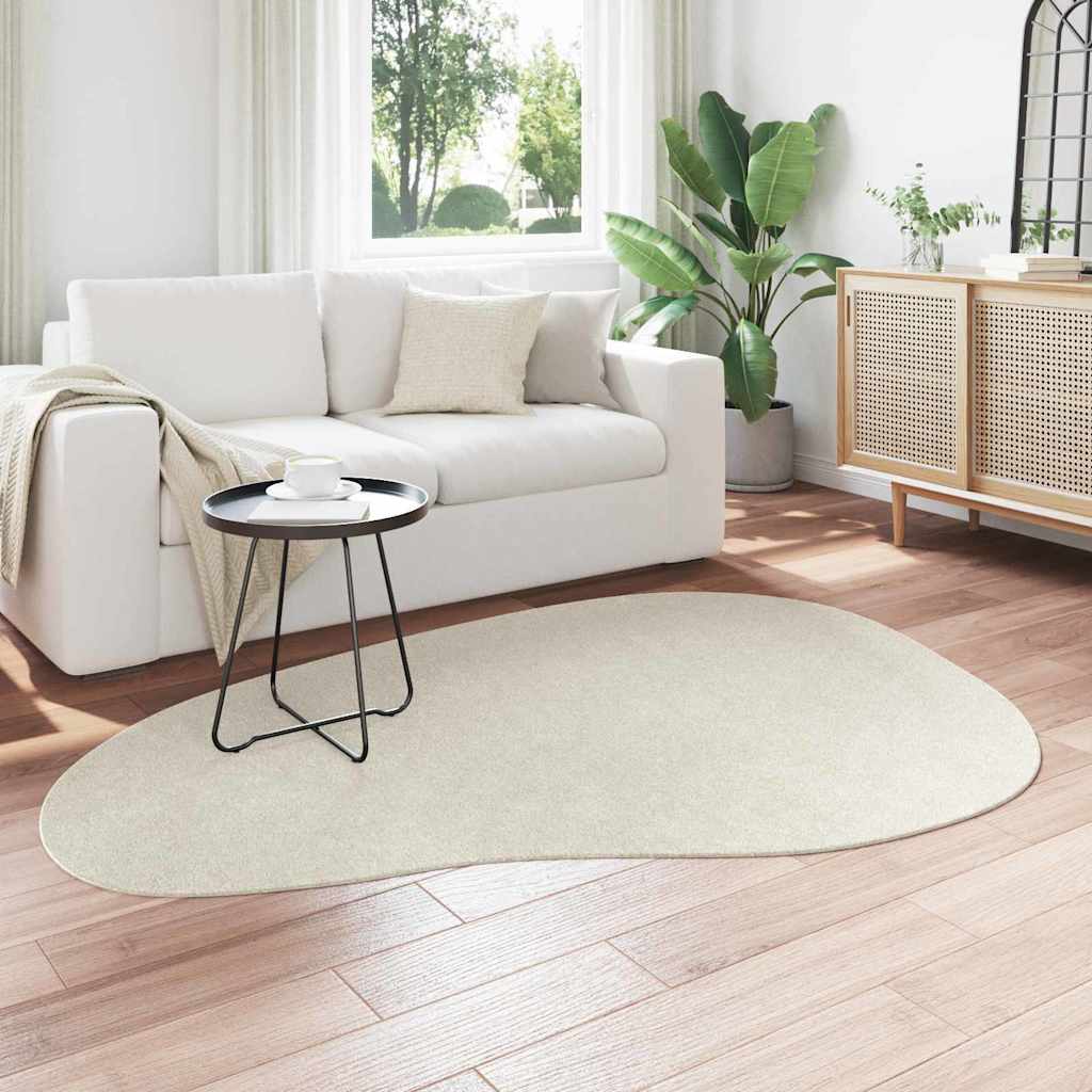 Områdetepper HUARTE Krem 140 x 200 cm Polyester