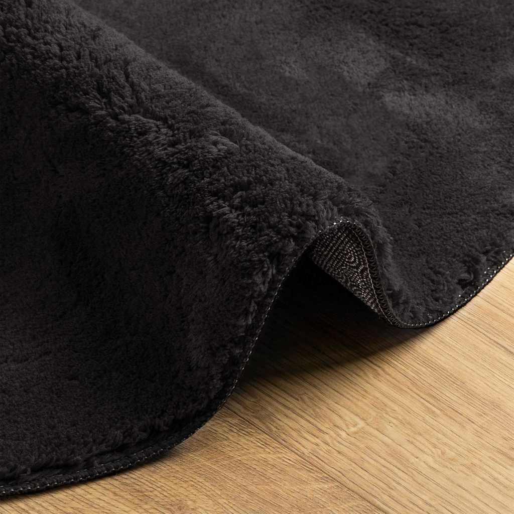 Områdetepper HUARTE Svart 120 x 170 cm Polyester
