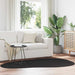Områdetepper HUARTE Svart 140 x 200 cm Polyester
