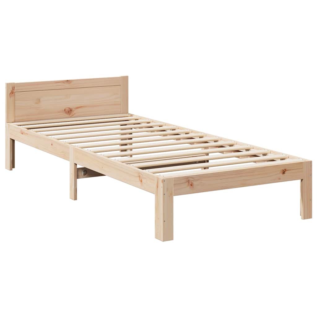 Sengeramme uten madrass 80x200 cm heltre furu