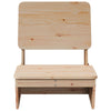 Hagestol 60x64x70,5 cm heltre furu