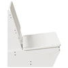 Hagestol hvit 60x64x70,5 cm heltre furu
