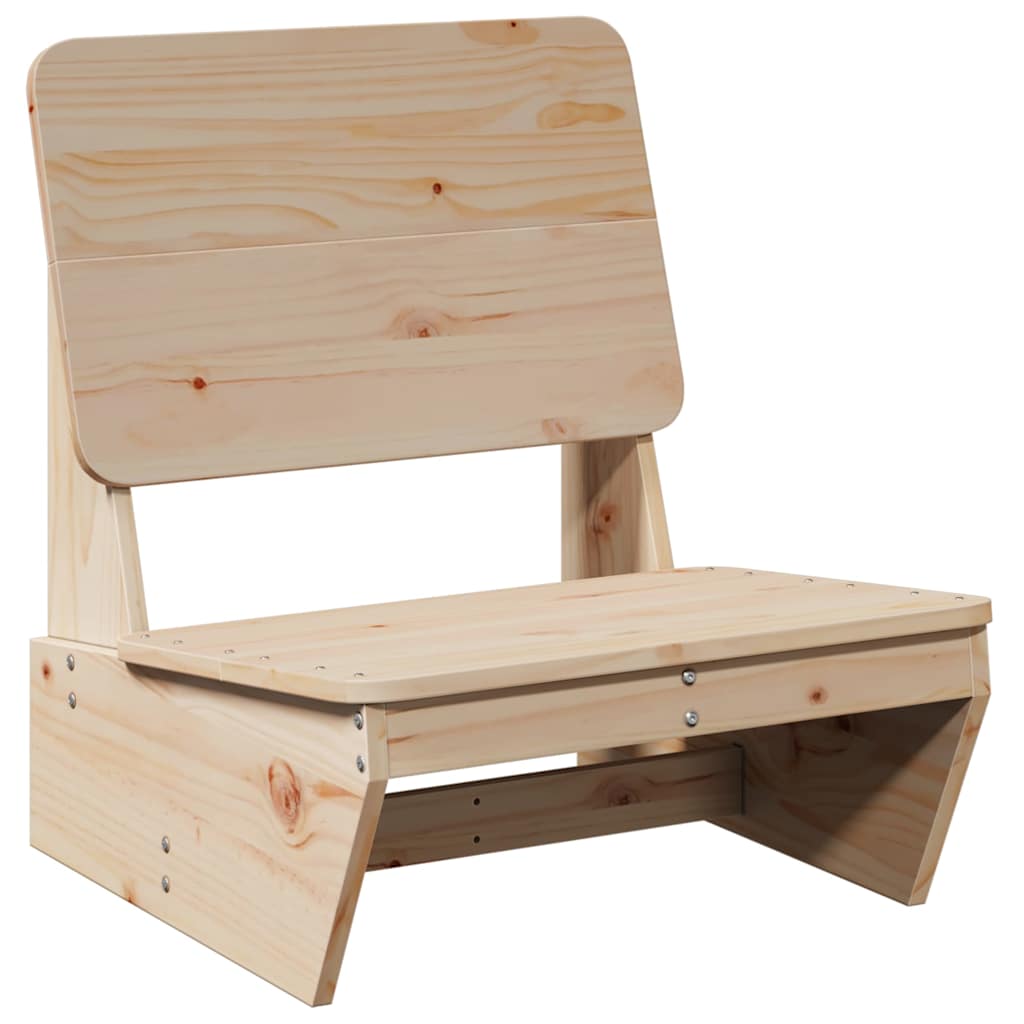 Hagestoler 2 stk 60x64x70,5 cm heltre furu