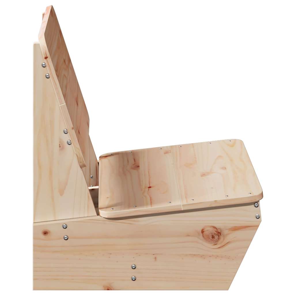 Hagestoler 2 stk 60x64x70,5 cm heltre furu
