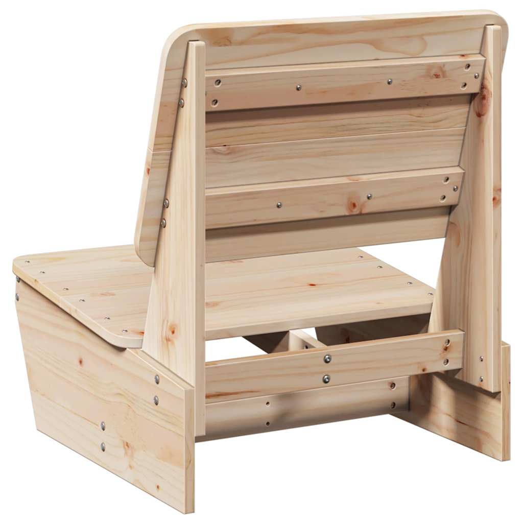Hagestoler 2 stk 60x64x70,5 cm heltre furu