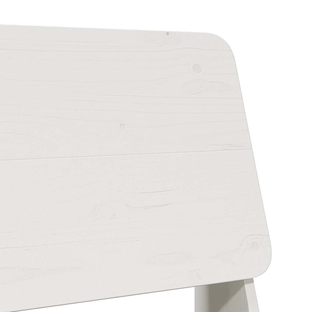 Hagestoler 2 stk hvit 60x64x70,5 cm heltre furu