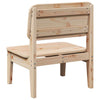 Hagestol 60x52,5x72 cm heltre furu