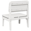 Hagestol hvit 60x52,5x72 cm heltre furu