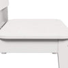 Hagestol hvit 60x52,5x72 cm heltre furu