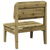 Hagestol 60x52,5x72 cm impregnert furu