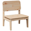 Hagestoler 2 stk 60x52,5x72 cm heltre furu