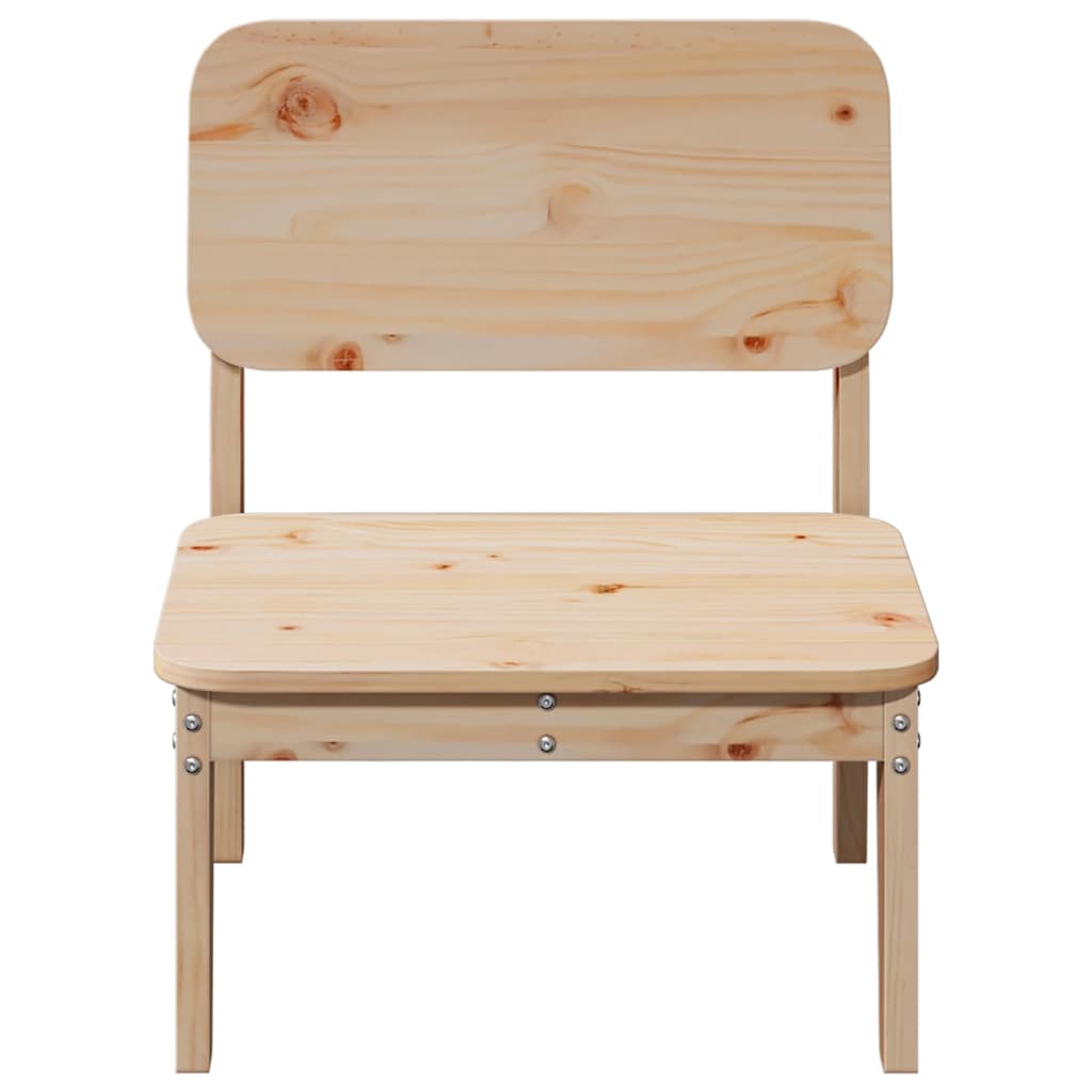 Hagestoler 2 stk 60x52,5x72 cm heltre furu