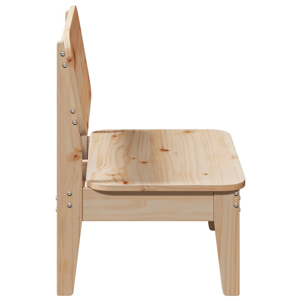 Hagestoler 2 stk 60x52,5x72 cm heltre furu