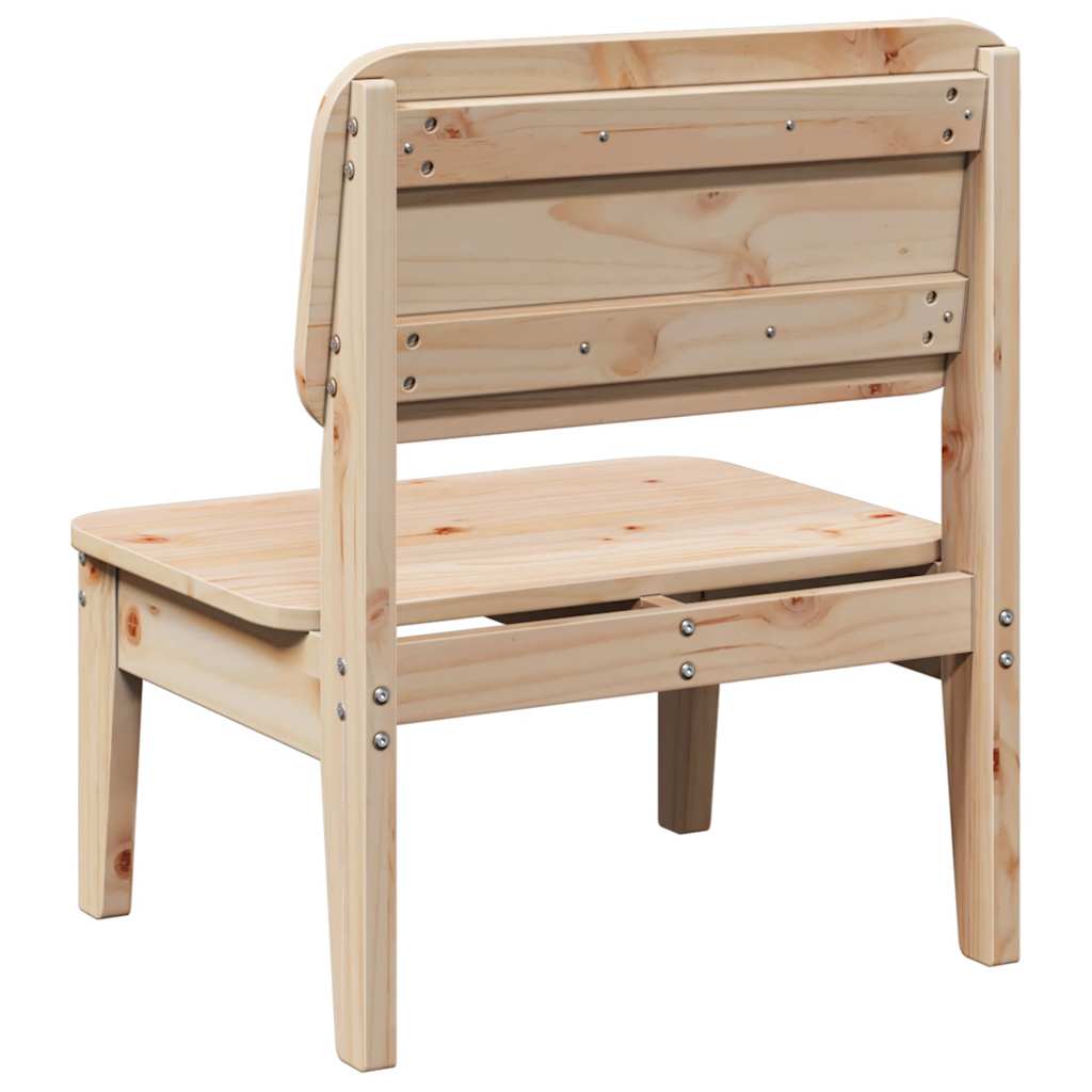 Hagestoler 2 stk 60x52,5x72 cm heltre furu