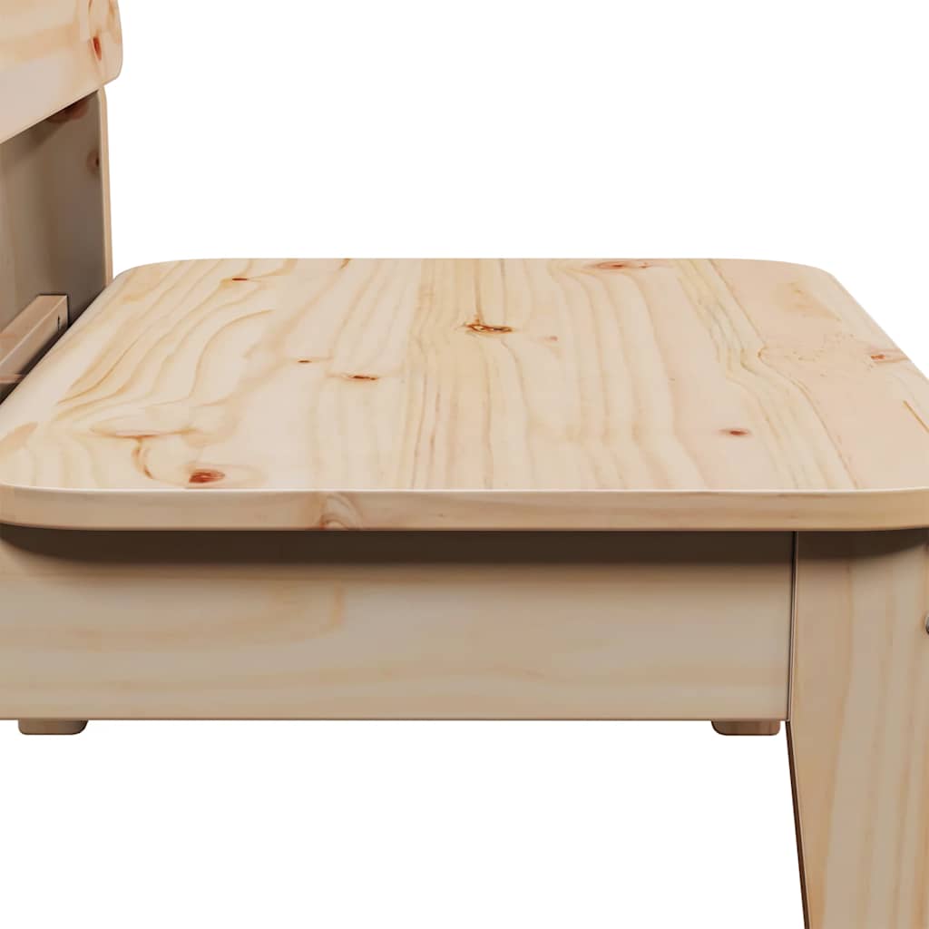 Hagestoler 2 stk 60x52,5x72 cm heltre furu