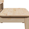 Hagestoler 2 stk 60x52,5x72 cm heltre furu
