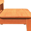 Hagestoler 2 stk voksbrun 60x52,5x72 cm heltre furu