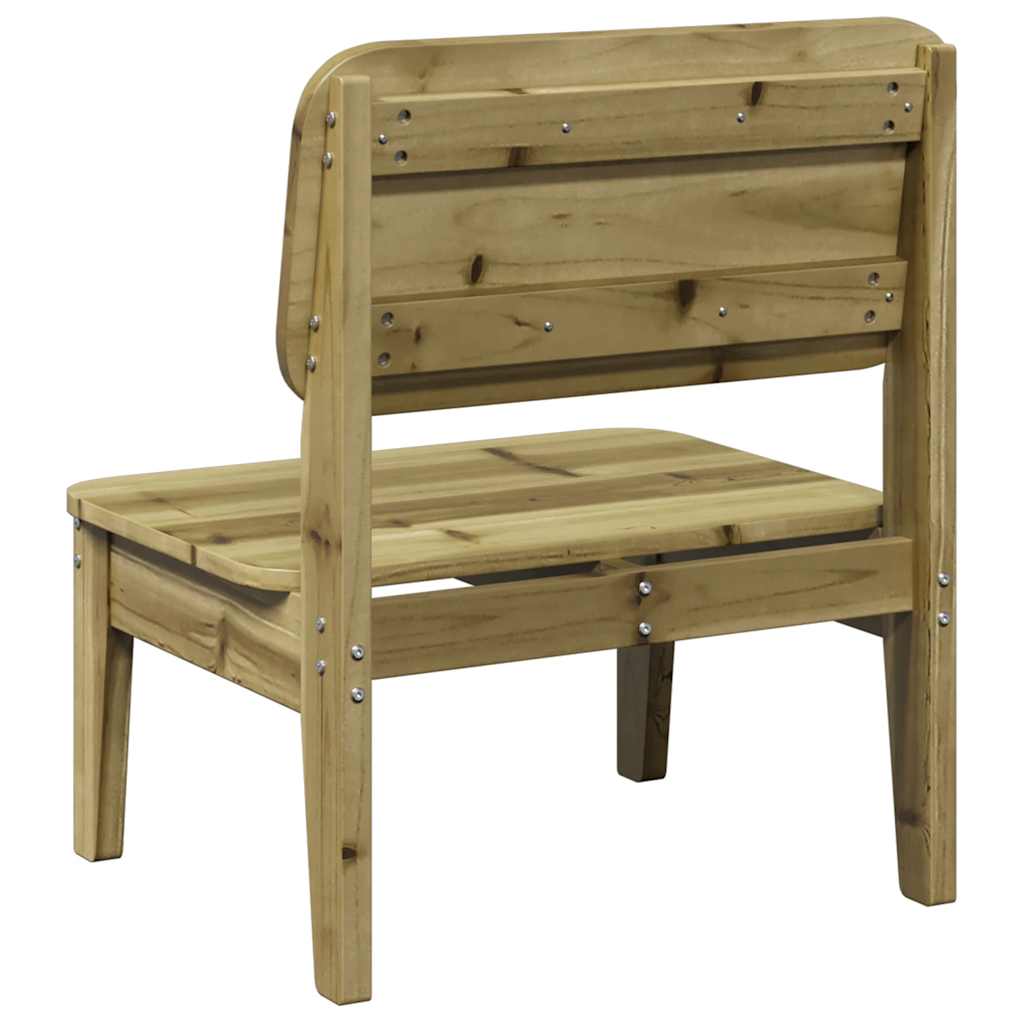 Hagestoler 2 stk 60x52,5x72 cm impregnert furu