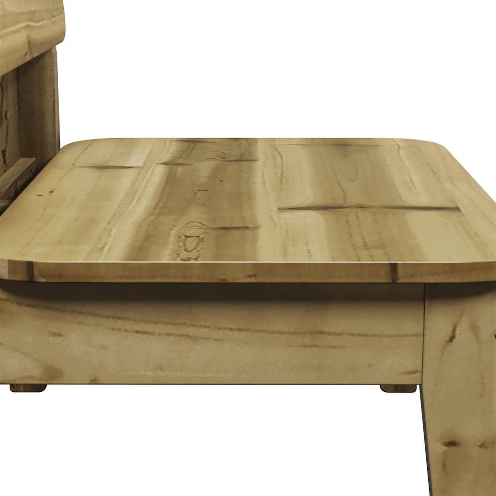 Hagestoler 2 stk 60x52,5x72 cm impregnert furu