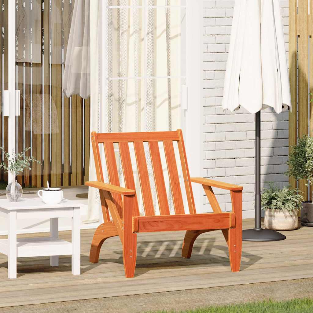 Adirondack hagestol voksbrun 75x77x77 cm heltre furu
