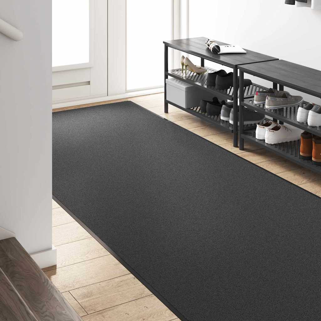 Dørmatte Annet Anthracite og svart 120 x 350 cm Polyamid og PVC