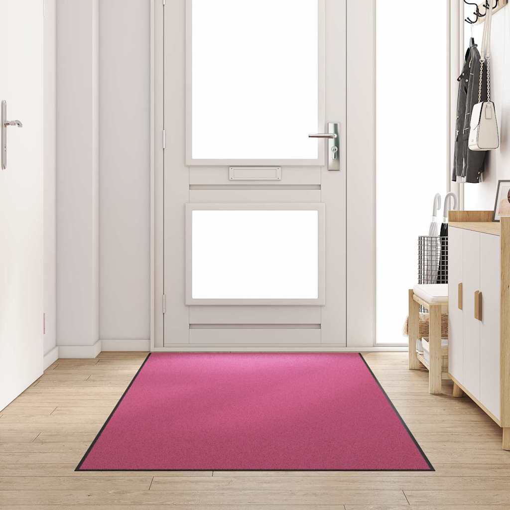 Dørmatte Rosa og svart 120 x 300 cm 100% Polyamid