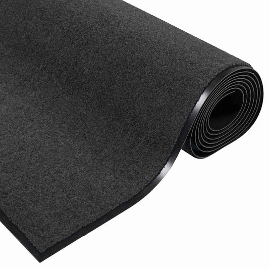 Dørmatte Anthracite og svart 60 x 180 cm 100% Polyamid