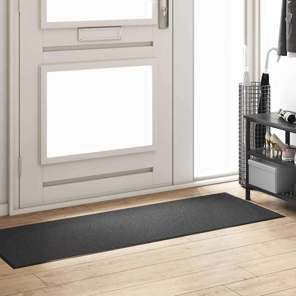 Dørmatte Anthracite og svart 60 x 180 cm 100% Polyamid