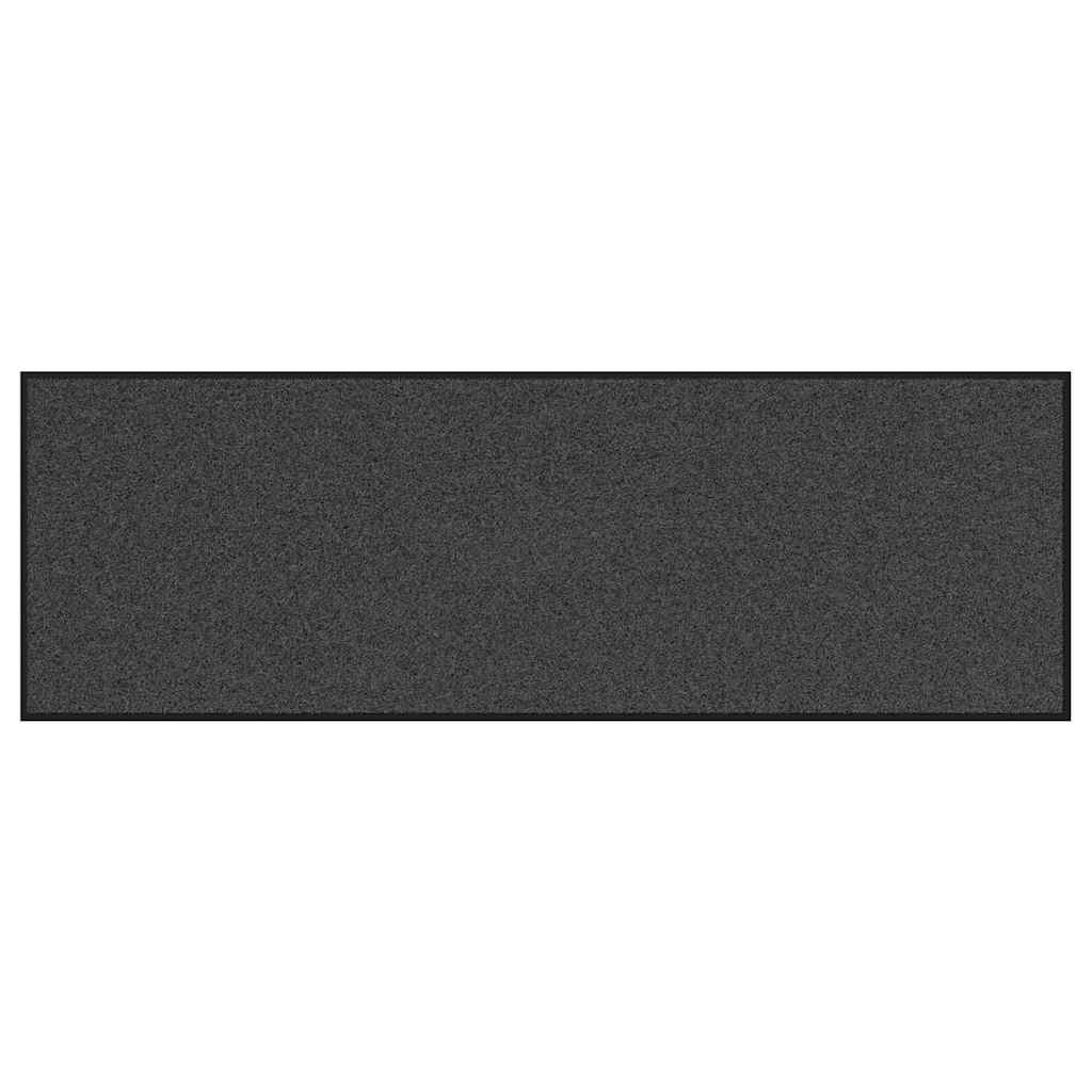 Dørmatte Anthracite og svart 60 x 180 cm 100% Polyamid