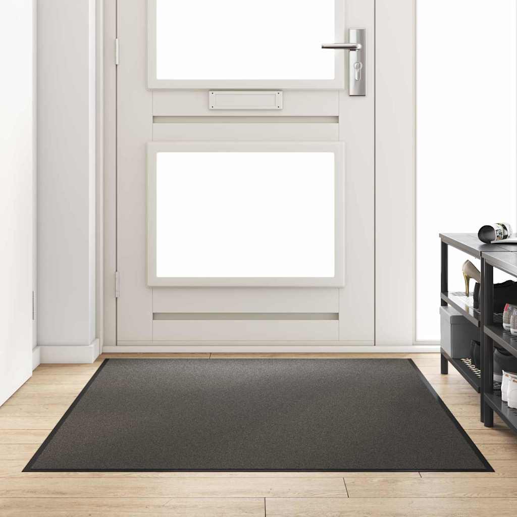 Dørmatte Anthracite og svart 120 x 180 cm 100% Polyamid