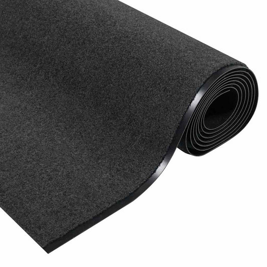 Dørmatte Anthracite og svart 120 x 400 cm 100% Polyamid