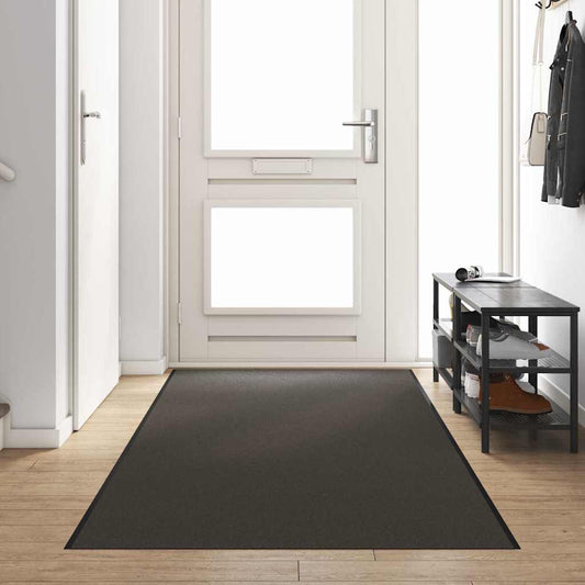 Dørmatte Anthracite og svart 120 x 400 cm 100% Polyamid
