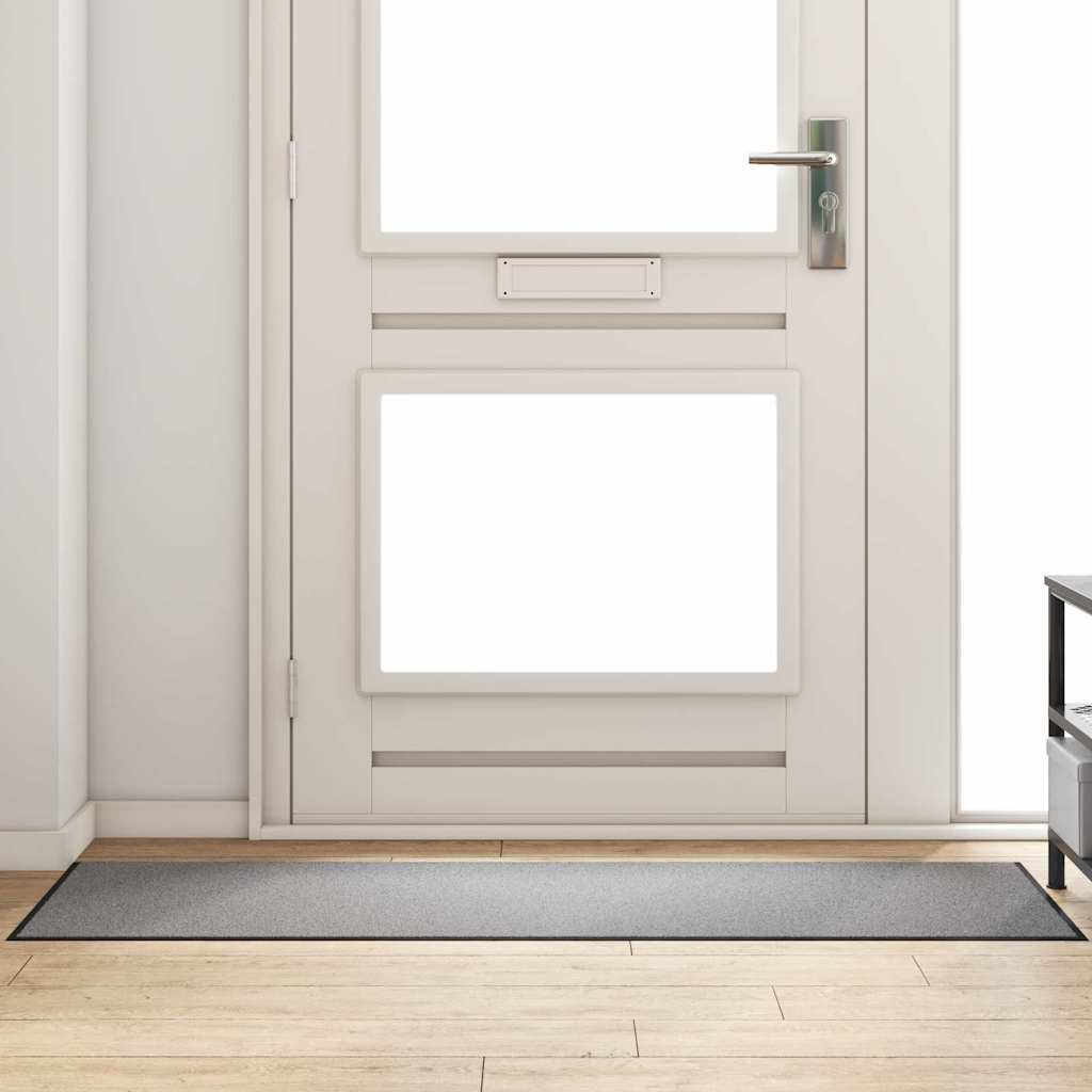 Dørmatte Grå og svart 60 x 180 cm 100% Polyamid