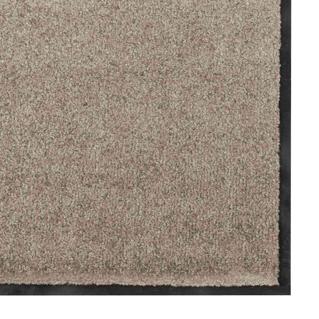 Dørmatte Beige og svart 60 x 180 cm 100% Polyamid