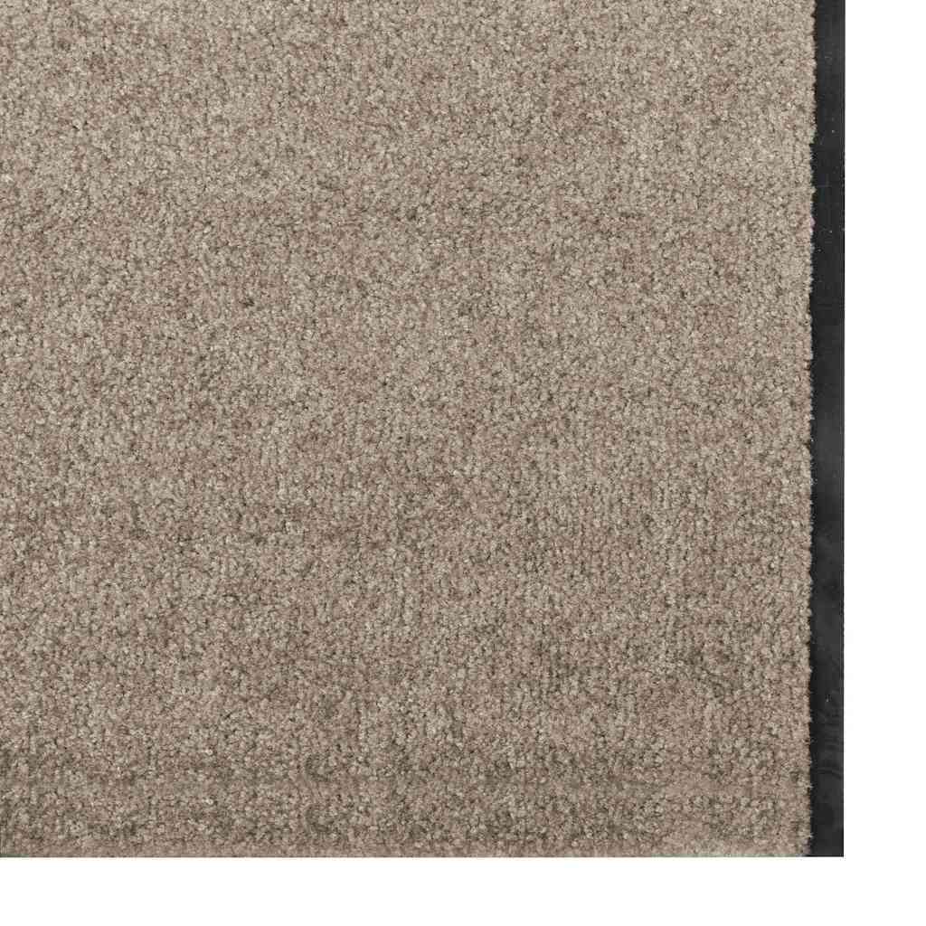 Dørmatte Beige og svart 120 x 350 cm 100% Polyamid