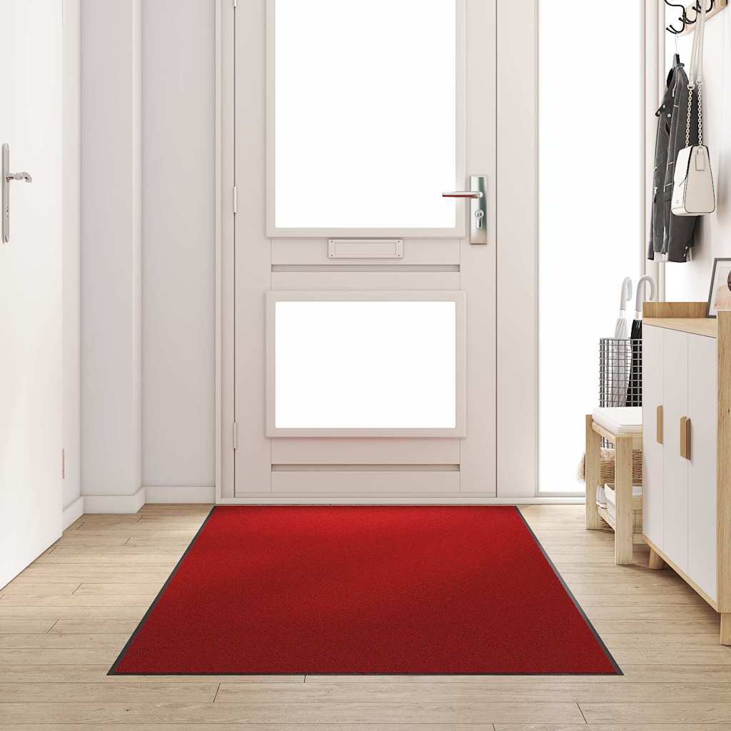 Dørmatte Rød og svart 120 x 250 cm 100% Polyamid
