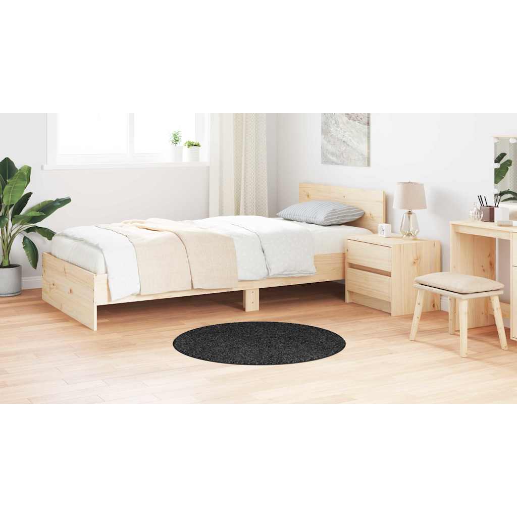 Anti-sklisikker Shaggy Teppe Mørkegrå 90 x 90 cm PP