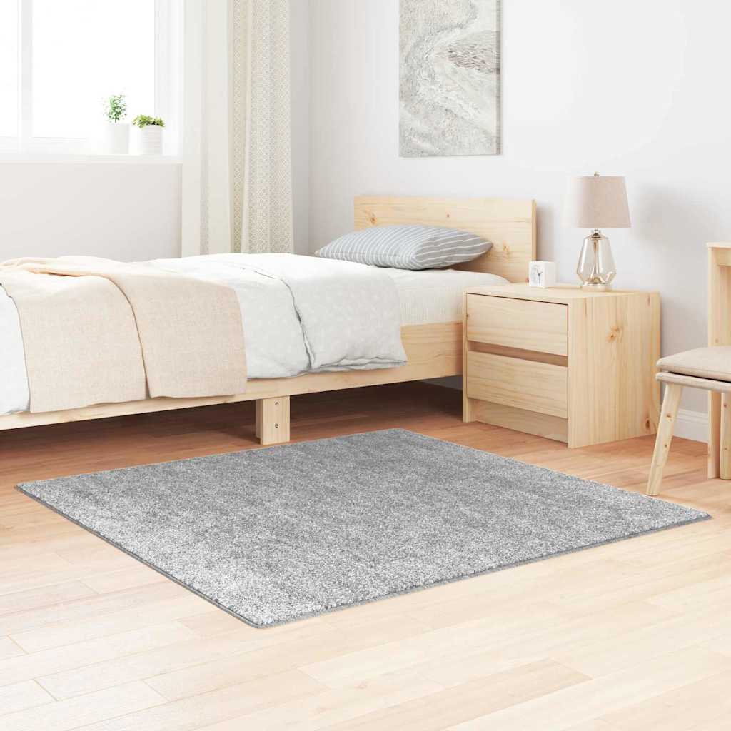 Anti-sklisikker Shaggy Teppe Grå 120 x 120 cm PP