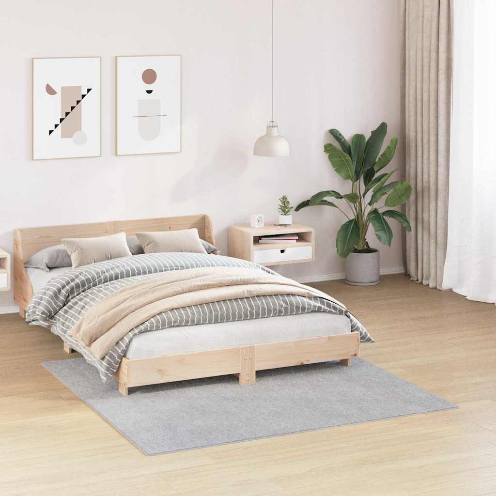 Anti-sklisikker Shaggy Teppe Grå 160 x 160 cm PP