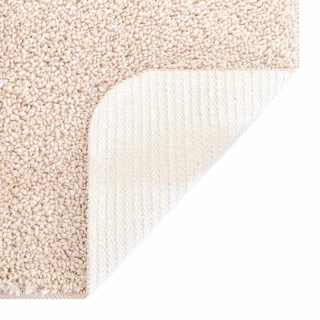 Anti-sklisikker Shaggy Teppe Krem 120 x 120 cm PP
