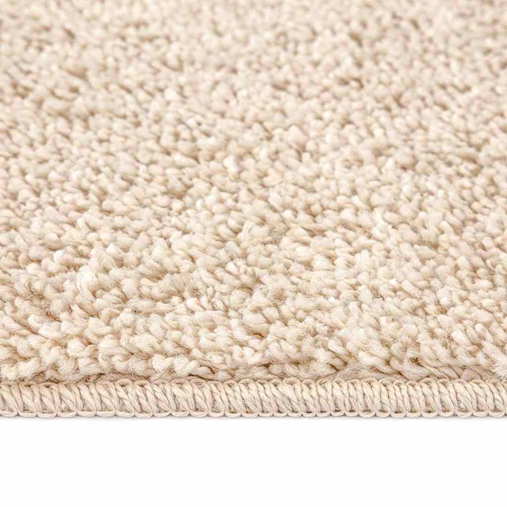Anti-sklisikker Shaggy Teppe Krem 120 x 120 cm PP